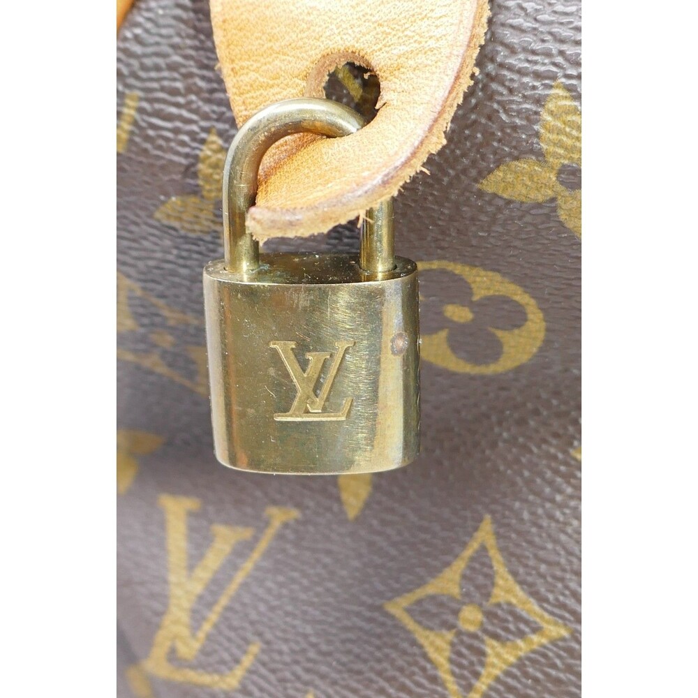 Louis Vuitton Vintage Monogram Canvas Speedy 35 Bag Handbag - Picture 6 of 16